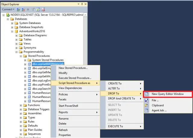 Comment mettre à jour une procédure stockée dans SQL Server ?