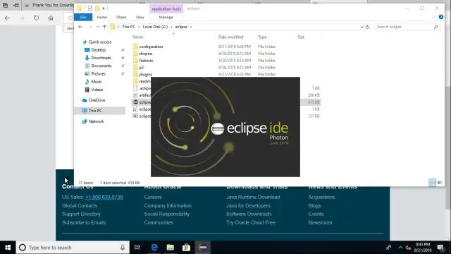 Eclipse photon поддържа ли Java 10?