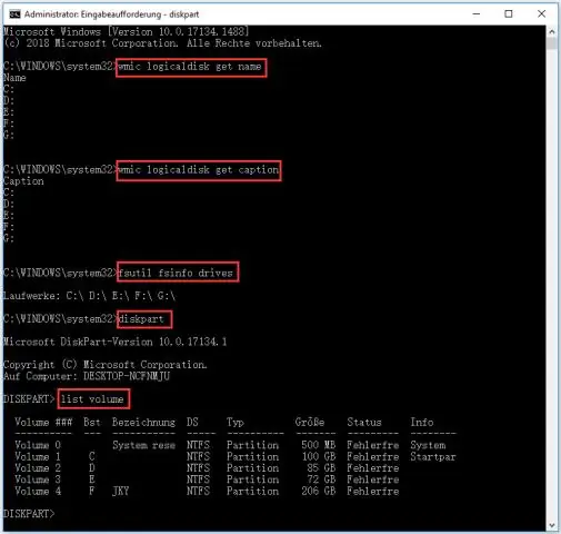 Como montar uma unidade USB usando o CMD?