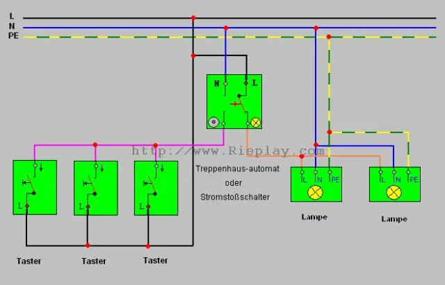 Paano mo ginagamit ang isang push button sa isang circuit?