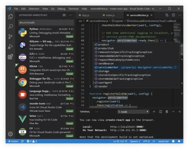 Com puc arribar a les propietats del projecte a Visual Studio?