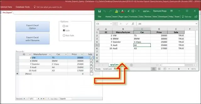 Excel-də sorğu necə yazılır?