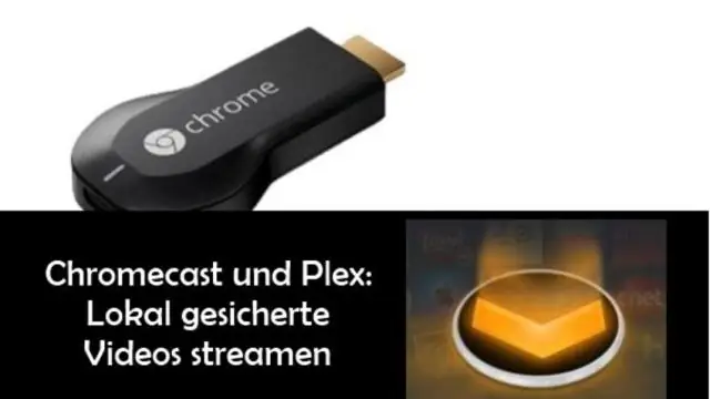 Jak připojím plex k chromecastu?