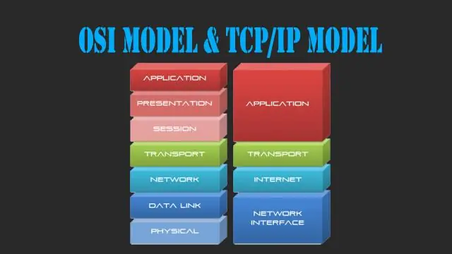 Qhov txawv ntawm OSI qauv thiab TCP IP qauv yog dab tsi?