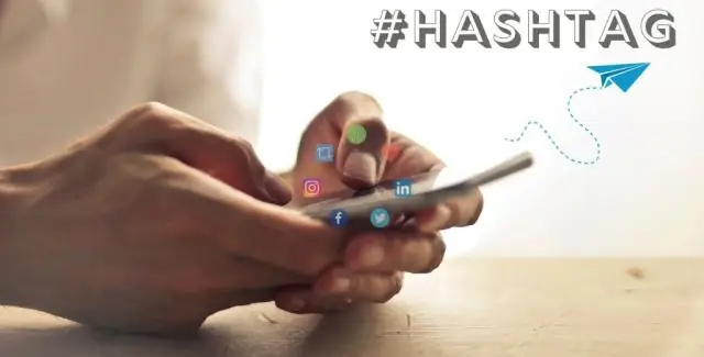 Qual é o propósito das hashtags nas redes sociais?