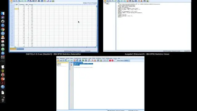 Kaip sukurti kintamąjį SPSS?