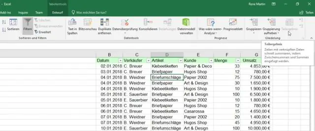 Bagaimana Anda menggunakan panduan Excel?