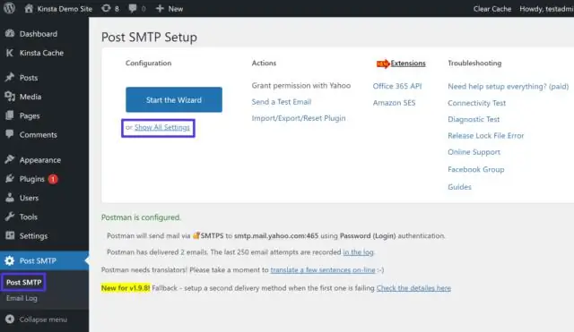 Comment activer SMTP dans Grafana ?