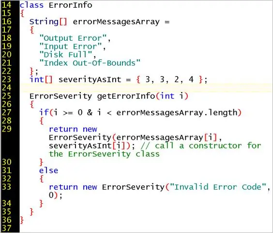 Dab tsi yog parameter object hauv Java?