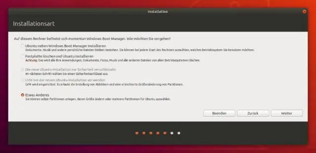 ¿Qué es borrar disco e instalar Ubuntu?