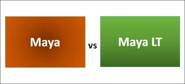 Apakah perbezaan antara Maya dan Maya LT?