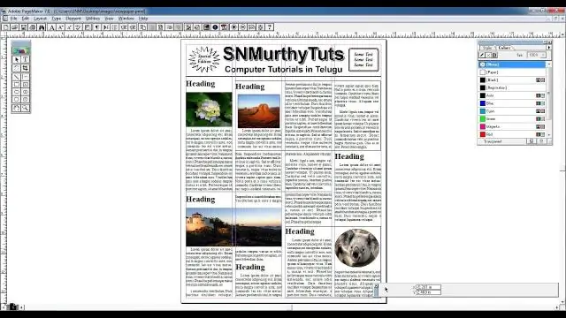 Ce este textul în PageMaker?