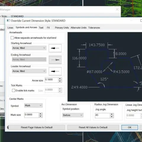 Bagaimanakah cara saya mematikan dimensi bersekutu dalam AutoCAD?