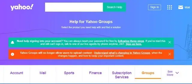 O Yahoo está indo embora?