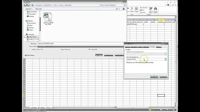 Paano ko iko-convert ang Excel csv Sa UTF 8?