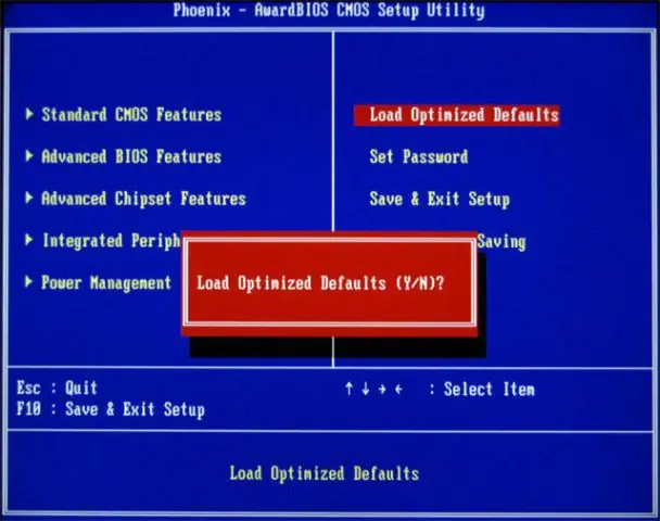 Qu'est-ce que les valeurs par défaut optimisées pour la charge dans le BIOS ?