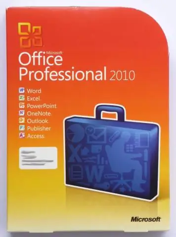 Is Microsoft Publisher deel van Office 2010?