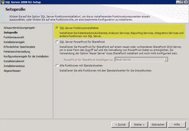 Hoe maak ek SQL Server Reporting Services oop?