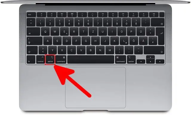 Какво представлява ключът за опции за MacBook?