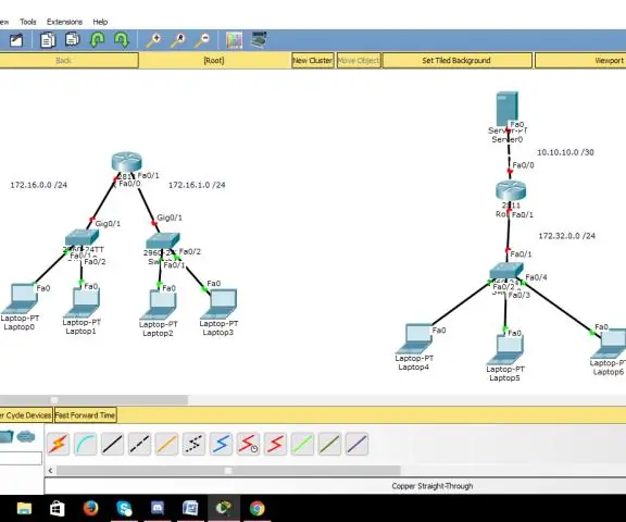 Hvordan stopper du simulering i Packet Tracer?