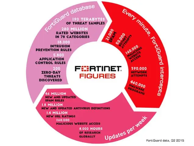 Kas yra „Fortinet“saugos audinys?