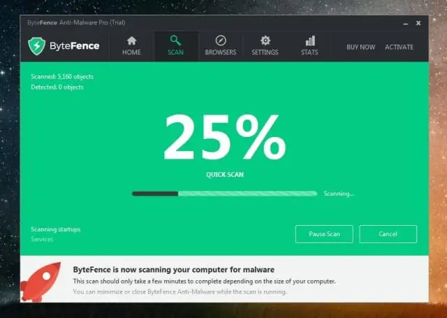 هل برنامج ByteFence لمكافحة البرامج الضارة فيروس؟