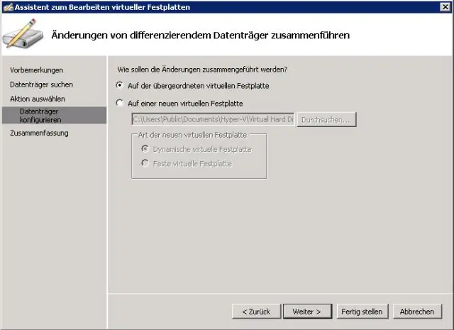 Cum îmbin manual punctele de control în Hyper V?