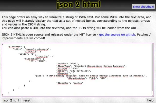 Mis on JSON-i kaart?