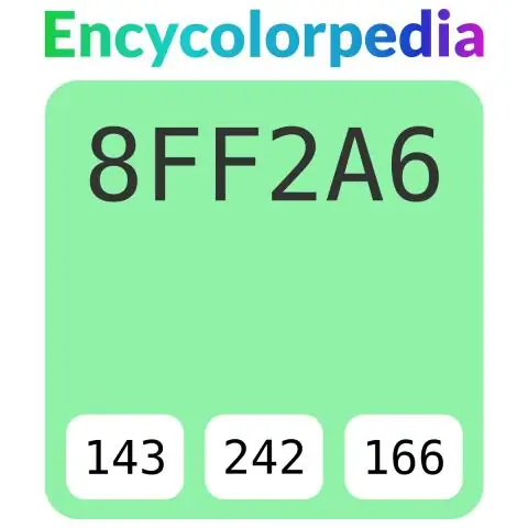 Qual é o código hexadecimal para verde floresta?