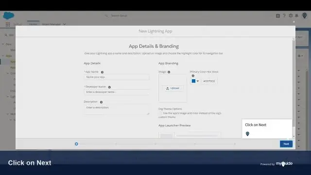 Di mana peluncur aplikasi di Salesforce lightning?