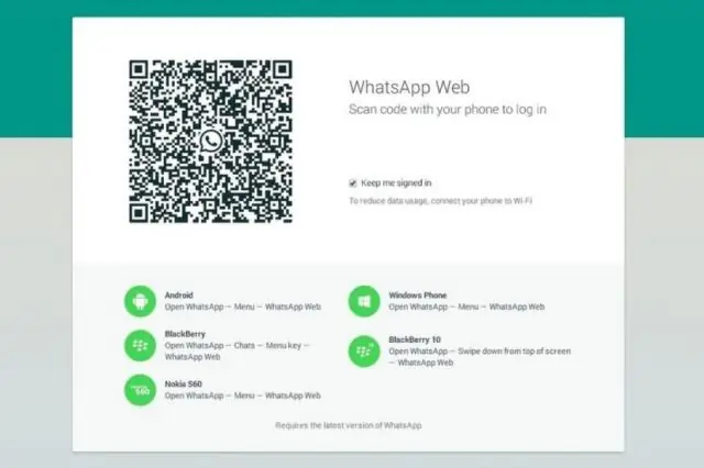 Kuv tuaj yeem siv WhatsApp QR code hauv PC li cas?