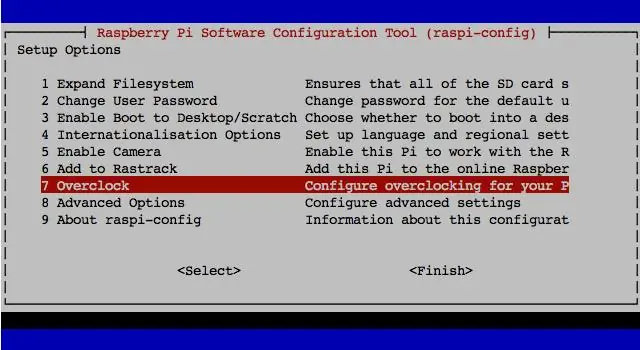 Kaip išeiti iš Raspi config?