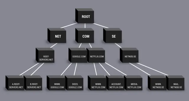 Hvad er DNS Forklar kort DNS hierarkiske struktur?