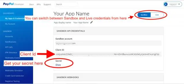 Kako mogu pronaći ID svog PayPal sandbox klijenta?