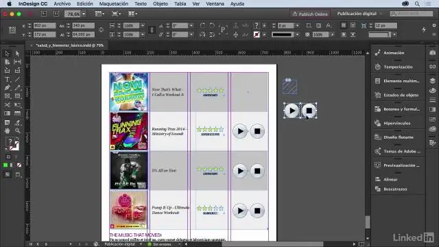 Как встроить звук в InDesign?