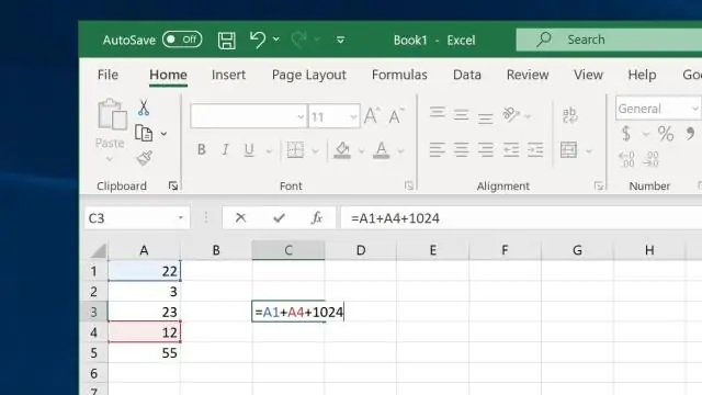 Kaip naudoti formulės juostą programoje „Excel“?