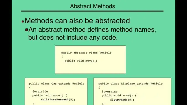 ¿Qué es la clase abstracta en el punto de tutorial de Java?