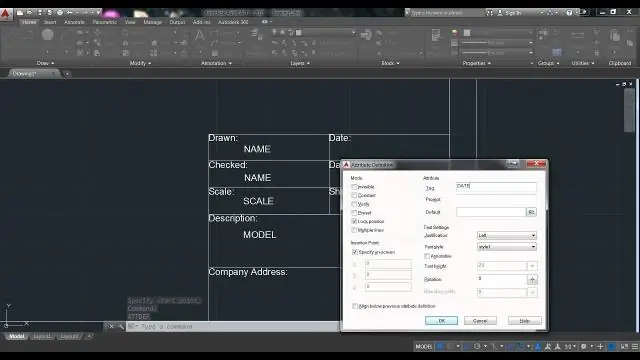 Как поставяте граници в AutoCAD?