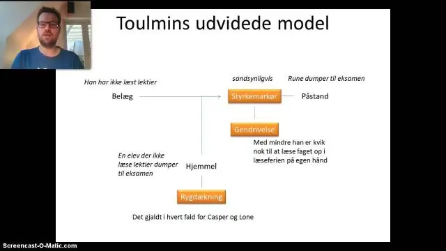 ตัวระบุในอาร์กิวเมนต์ Toulmin คืออะไร?