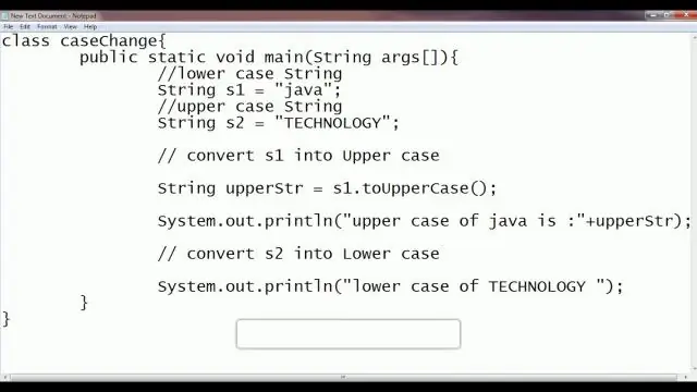 Como você muda letras em Java?