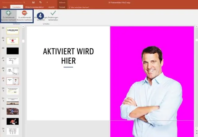 Hoe verwyder ek die agtergrond in Microsoft Office Picture Manager?