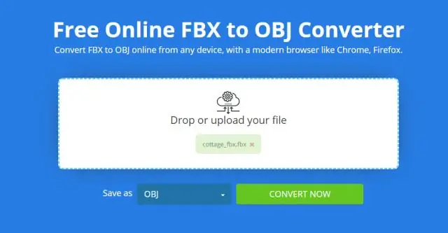 Com puc convertir FBX a OBJ?