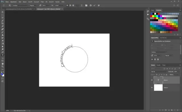 Com puc canviar la mida d'un cercle a Photoshop?