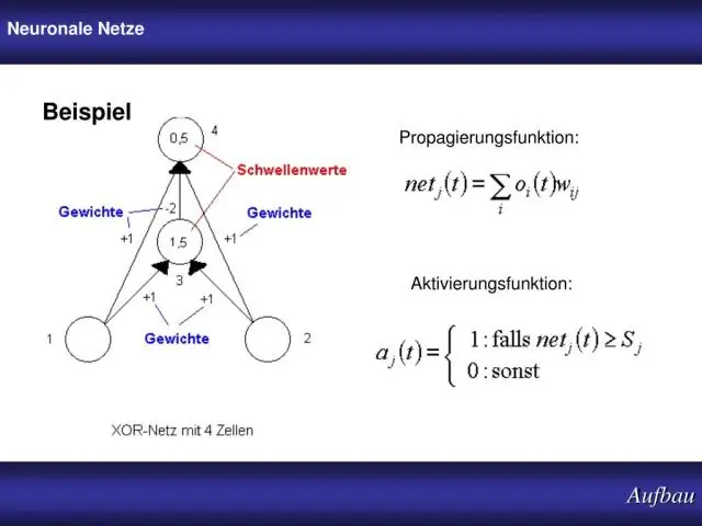 Wat doen aktiveringsfunksie in neurale netwerk?