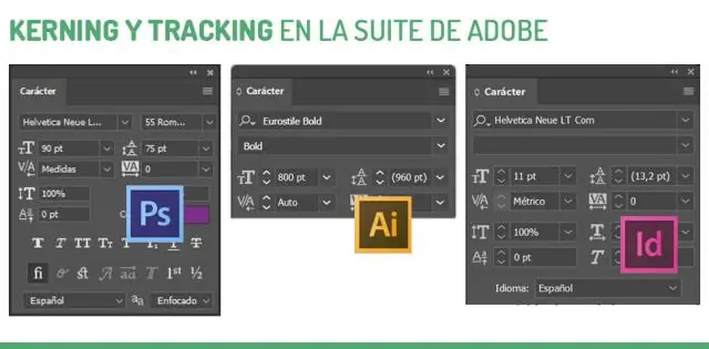 Adobe Illustrator'da karakter aralığı nedir?