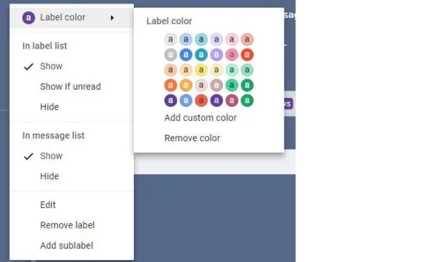 Wat betekenen de kleuren in Gmail?