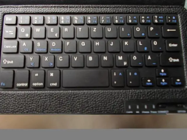 Quais teclas de letras são encontradas na terceira linha do teclado?