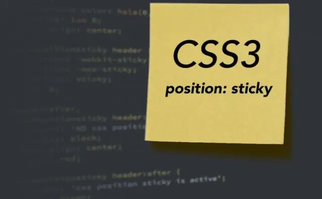 Čo je Webkit sticky?