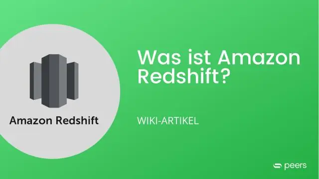 በ Redshift ውስጥ ትንታኔ ምንድነው?