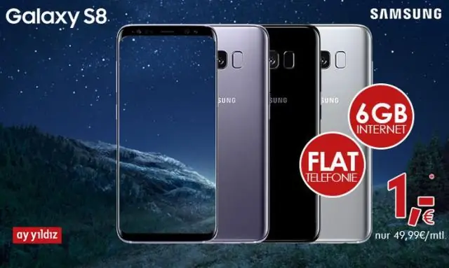 Kas Galaxy s8-l on klaasist tagakülg?